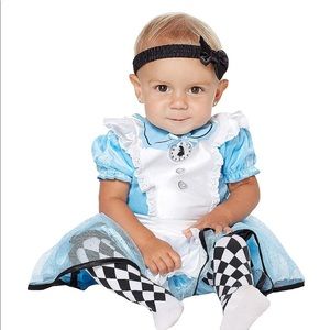 Alice in wonderland baby costume